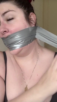 Lacey - Self Gag Fun and Orgasms After Gym Part 2