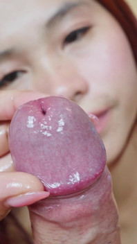 Close-up Precum Handjob