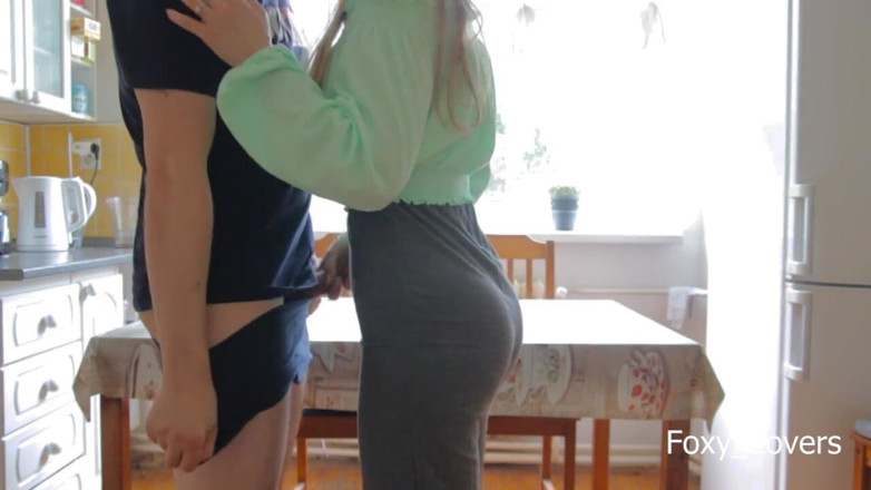 Foxy_Lovers: I Fuck My College Roommate Hard on Kitchen Table and...