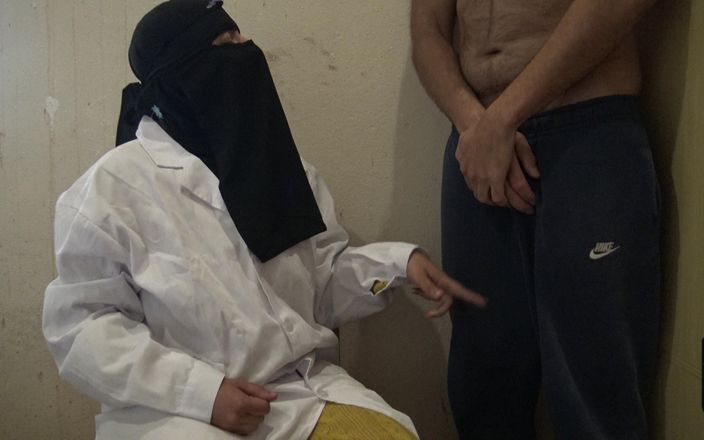 Souzan Halabi: Shy Boy Is Shocked When Muslim Nurse Touches His Cock