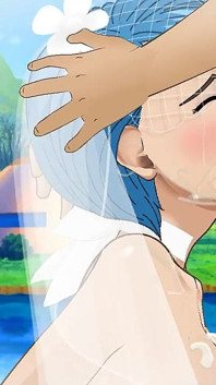 Bulma Sloppy Facefuck in Wedding Dress