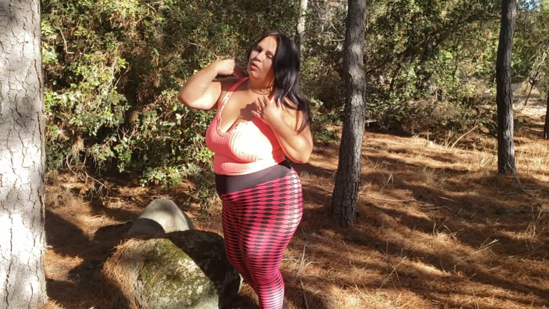 Riderqueen: Riding stone in forest