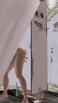 Animated 3D Gay Porn - Handsome Man Fucking Ass Through Glory Hole in Men's Toilet