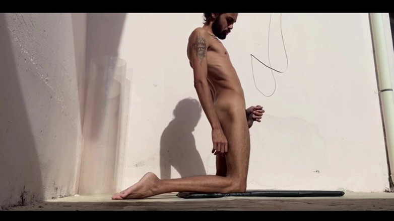 arabeputo: Estirar en la mañana emocionada.