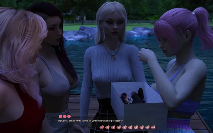 3D cartoon porn: Helping the Hotties 39 - Belle Discovers Eves Naughty Toy Under the...