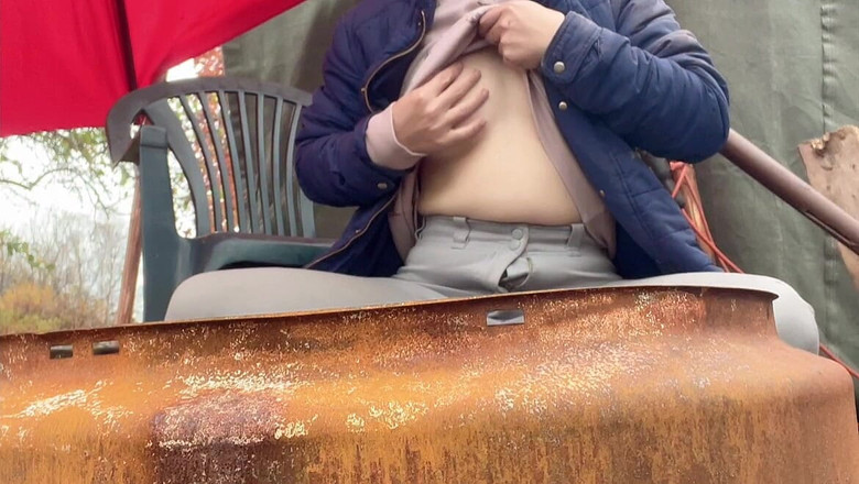 sweethanajapanese: Arkadan amına işiyor harika manzara