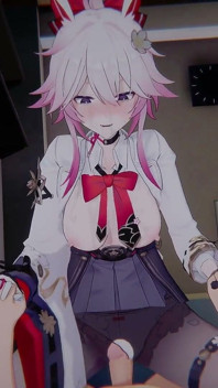Honaki Star Rail - Ahas Cruel Joke Evanescia Broken POV Sandwich DP amarrada 4k60fps