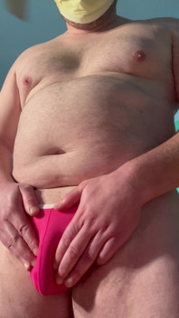Small Cock Pink Thong