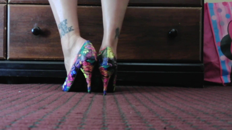 Abby Anna: High heels pumpe schuhspiel im stehen