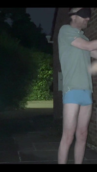 Restrained Him Outside Half Naked