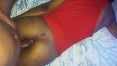 Skyy: 안 돼!! 내 팬티를 아래로 당기고 내 엉덩이를 따먹는 새아빠! 첫 애널 섹스