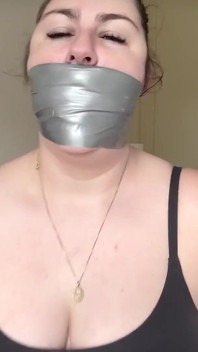 Lacey - Self Gag Fun and Orgasms After Gym Part 1