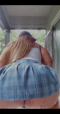 Big Ass Under Skirt