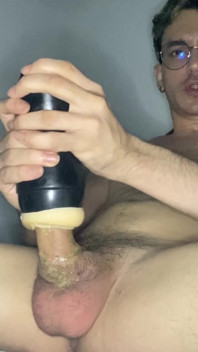 Straight Boy Show His Ass and Playing with Fleshlight