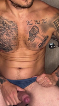 My Huge Cock Cumming with No Hands