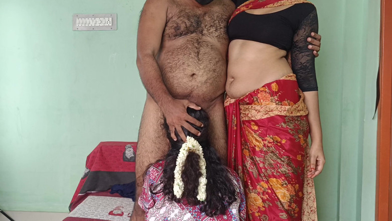 Inba: Caldo trio di donne sposate con il marito della sorella