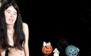 Porno Angels: Joc cu dovleac de Halloween cu Alexandria Wu
