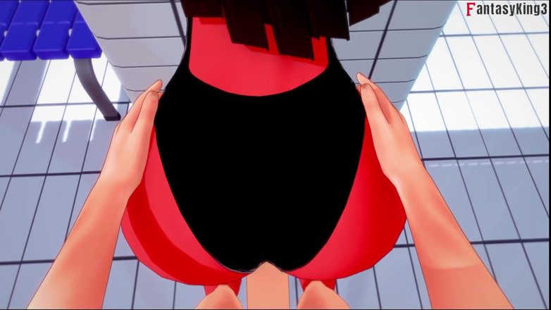 Fantasy king: Meru la succube bikini, sexe en POV
