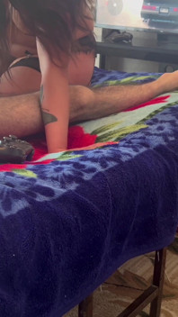In the Morning My Skinny Boyfriend Was the Hardest Boss in the Game Over BBW Girlfriend