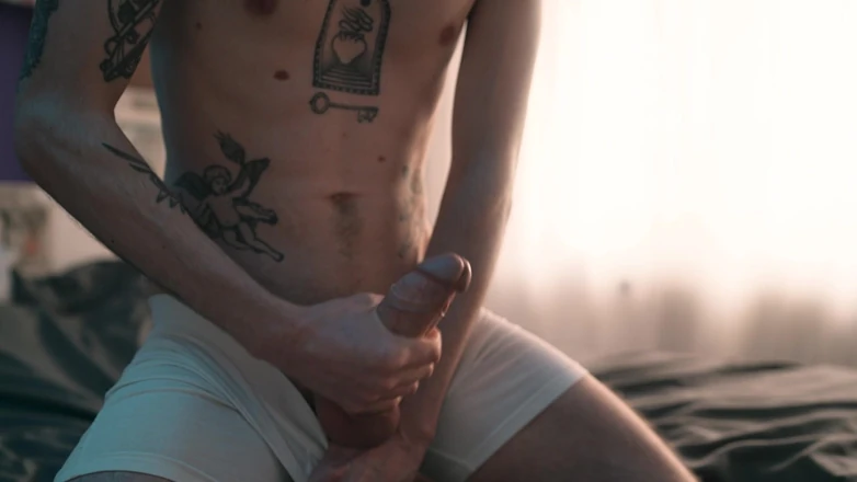 Cedricdickery porn video – Horny Guy Masturbating After Workout - Male Moaning and Big Cumshot