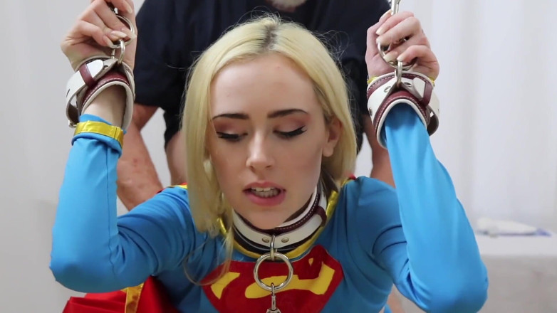 Azure Sky Films: Candy white viva athena supergirl solo 1-3 бондаж раком у позі наїзниці, мінет, глибокий заглот, оральний секс, камшот на обличчя