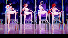 MikuMotion: [mmd] Rollin'四人情趣制服；水手服丝袜