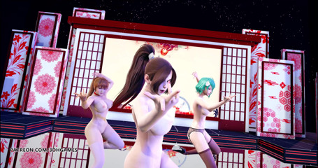 3D-Hentai Games: GigaReolEVO - Addiction striptease Mai Shiranui Tamaki Kasumi