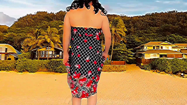 Kitty_Cross: Söt Shemale dansar i regnbågsfärgade fairy lights