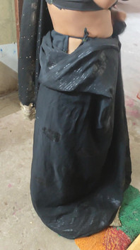 Desi Bhabhi and Black Saree