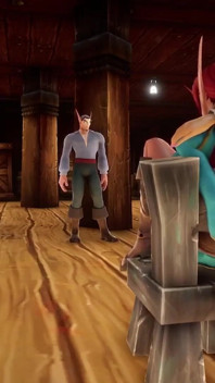 Rothaarige elf wird vor Piraten geritten - Warcraft porno-parodie
