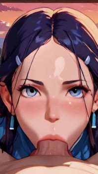 Anime Ai: Gadis pembersih, dia nampak zakar saya dan tak dapat tahan.