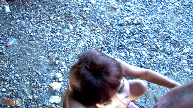 MMM100: Fayna vergara &amp; terry seks anal di pantai