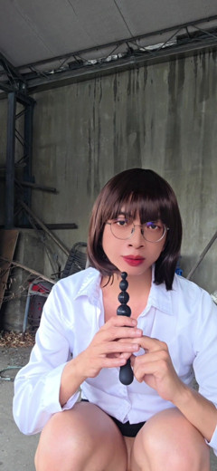 Office Lady Trans Ting Xuan Masturbating Outdoors. thumbnail