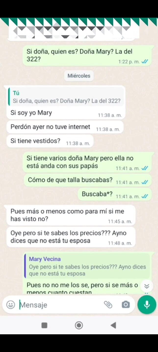 Mexicasero: Mme Mary était très excitée et elle m’a envoyé des photos...
