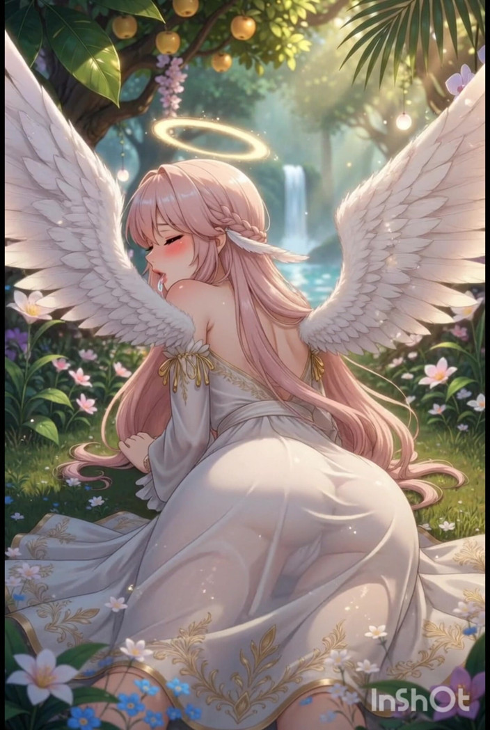 Wertstofsamler: Hentai Angel cu țâțe mari se masturbează