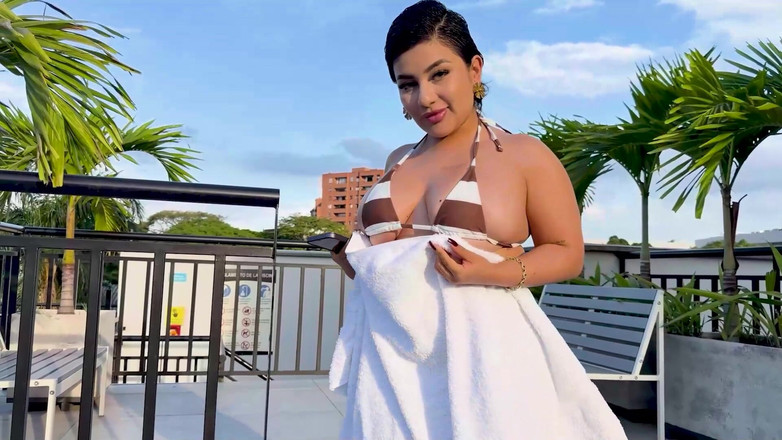 Zack whiter: Orang asing menunggang zakar besar dengan pepek ketat basahnya, tetek...