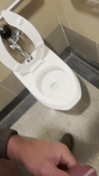 Cum in the Bathroom Stall