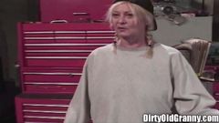 Dirty Old Granny: Granny Pigtails Fat Face Fucks Absolute Loser Dick up Her...