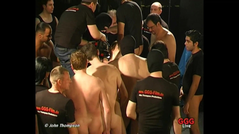 GGG John Thompson OLD STYLE: gg nenasytná blondýna ve skupině šílenství - každý je dovoleno se zapojit