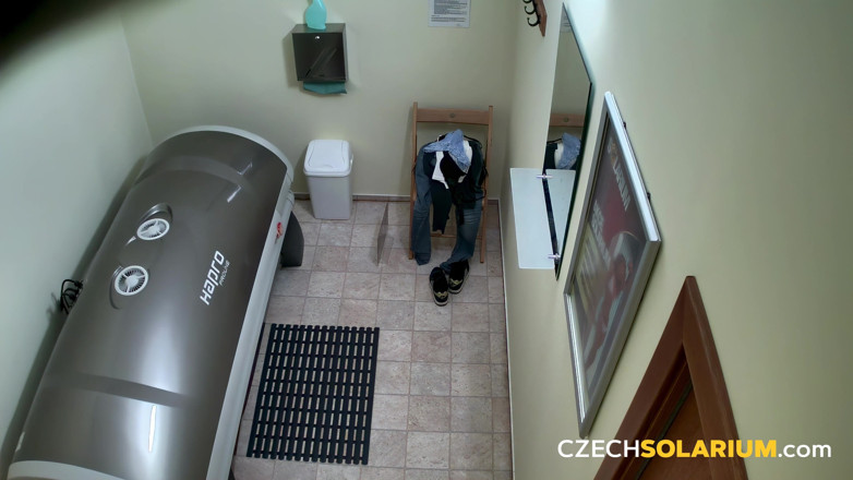 Czech Solarium: Czech Solarium 226: Blonde Takes Center Stage in Solarium