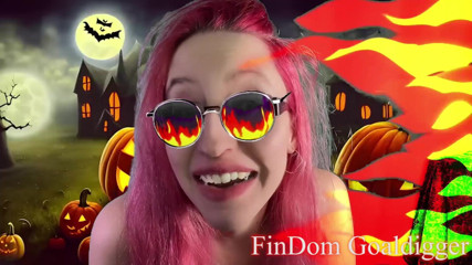 FinDom Goaldigger: Transformação em Halloween excluída maricas de pau