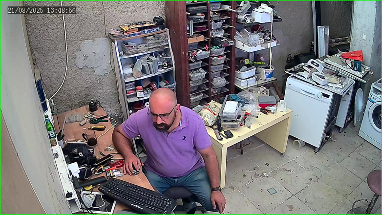 CenkAy: Bär, papi, vor der überwachungskamera erwischt