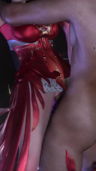 3D Horny Sexy Cosplay Model Have BDSM Sex with Huge Cock