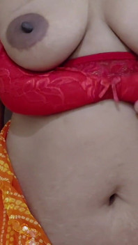 Caliente y hermosa dama india follada en sari