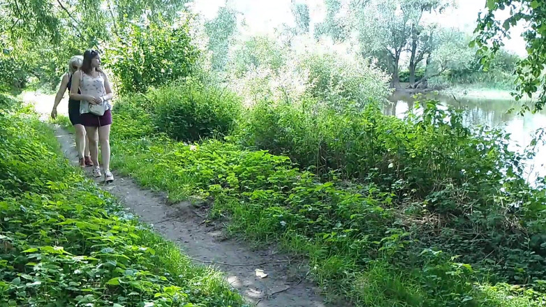 Assol: Two Girls Stopped on the Side of the Road to...