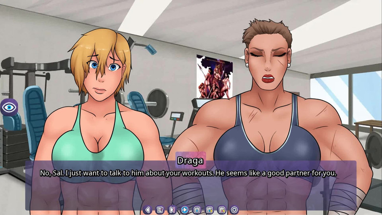 Futavision: 후타돔월드: 체육관에서 큰 근육질의 후타로 둘러싸인 남자 - 에피소드 4