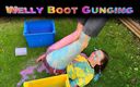 Wamgirlx: 一个 Welly Boot gunging - 喷出 Wam 乐趣