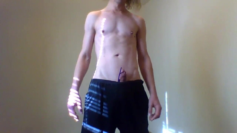 LilTaste: Transgirl Slapping Her Hard Non-op Clit Around