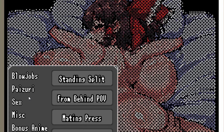 NSFWOtaku: Juego hentai - Touhou Reimu píxel, animación de sexo hentai