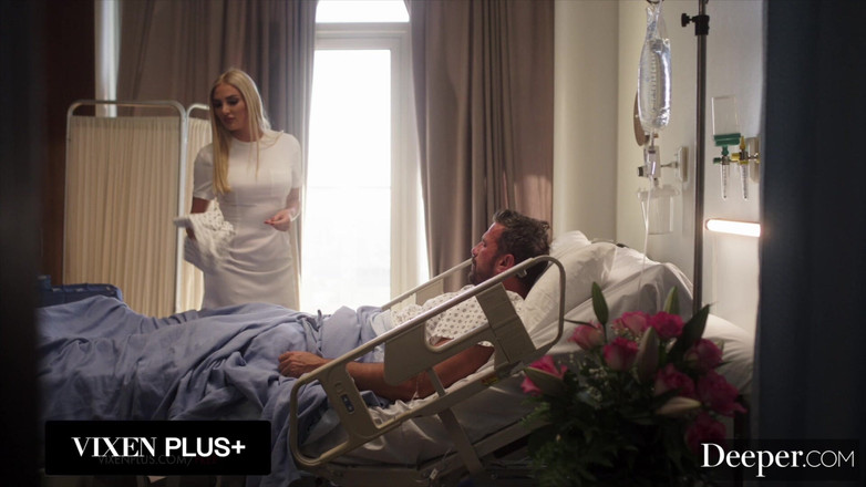 Deeper: Głębsze. Niegrzeczna pielęgniarka Kenzie angażuje się z pacjentem